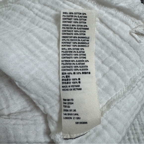 Free People We The Free Flower Power White Boho Top - Picture 6 of 7